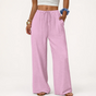 Pantalones palazzo para mujer | Cintura elástica