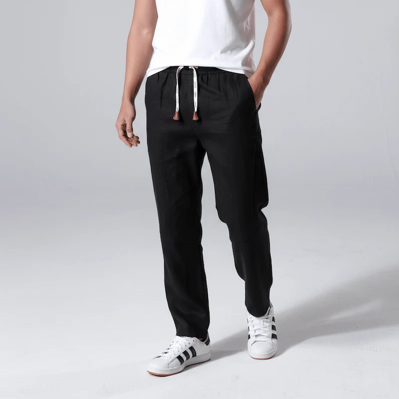 Tsuki - Pantalones cómodos de lino japonés