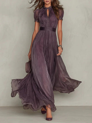 Mariela | Vestido Morado Largo