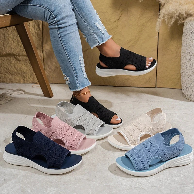 Serena | Sandalias de plataforma transpirables
