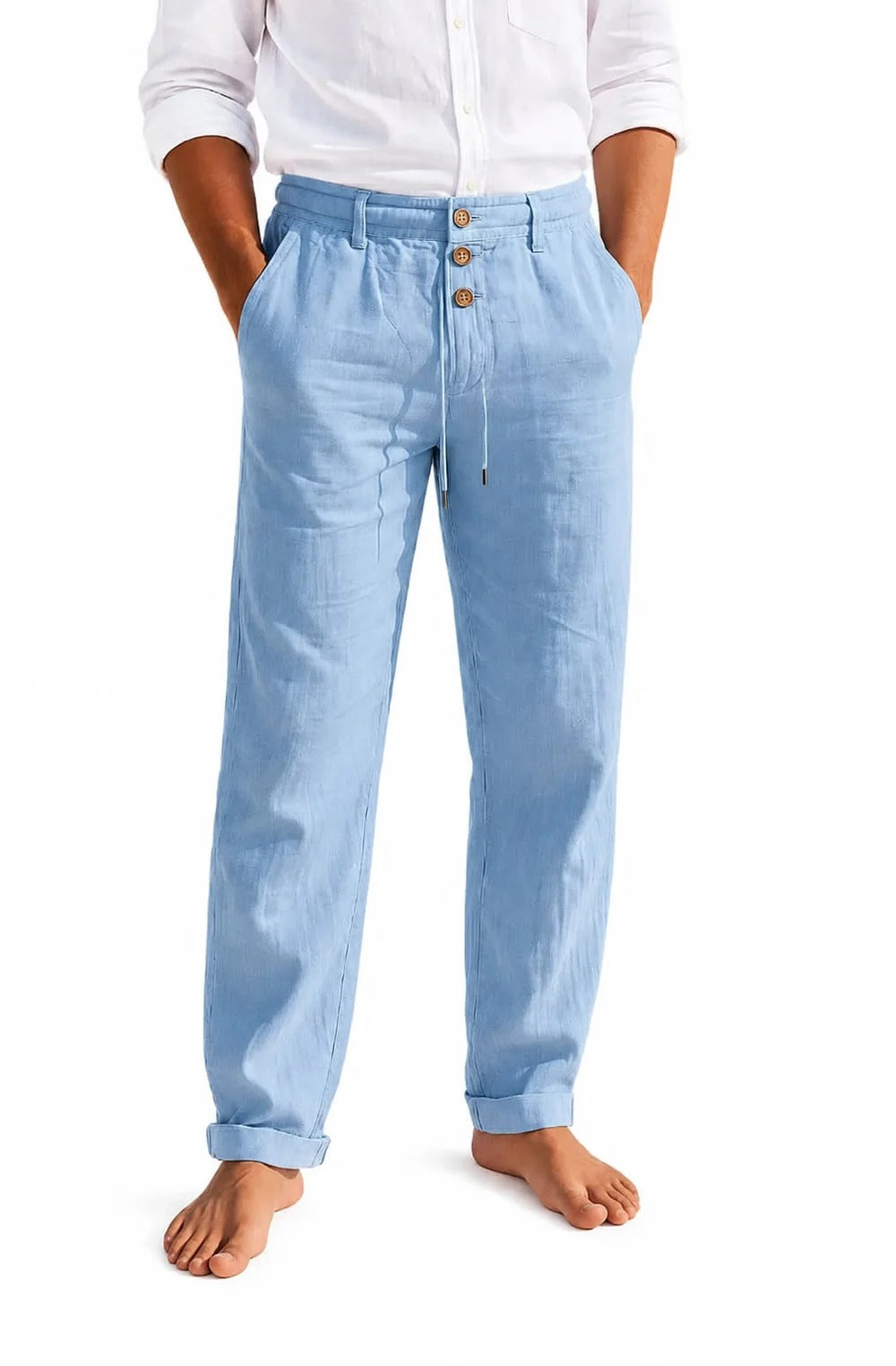 PANTALONES DE LINO PORTOFINO