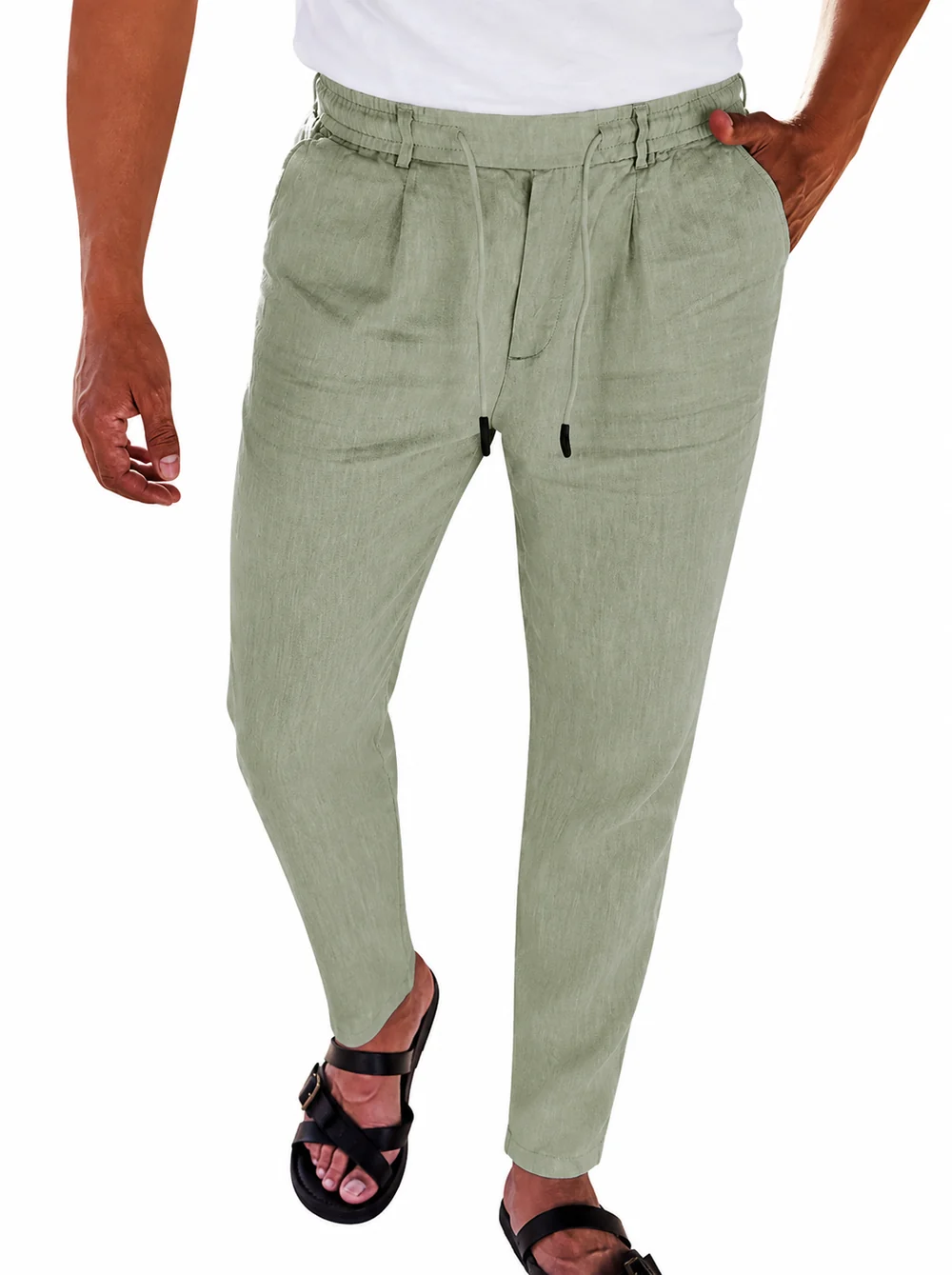 PANTALONES DE LINO POSITANO
