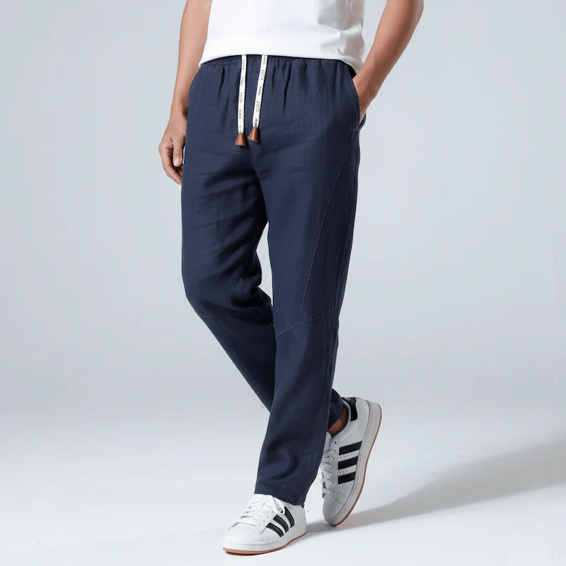 Tsuki - Pantalones cómodos de lino japonés
