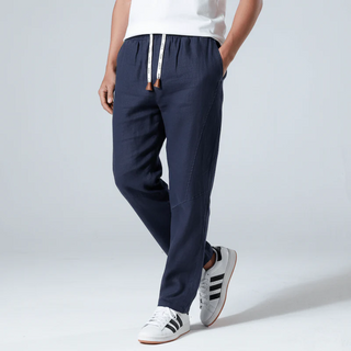 Tsuki - Pantalones cómodos de lino japonés