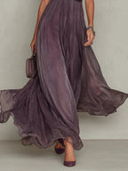 Mariela | Vestido Morado Largo