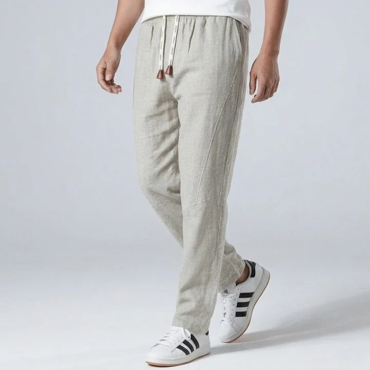 Tsuki - Pantalones cómodos de lino japonés