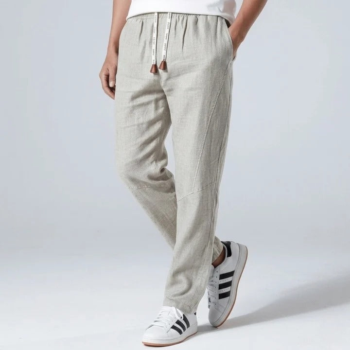 Tsuki - Pantalones cómodos de lino japonés