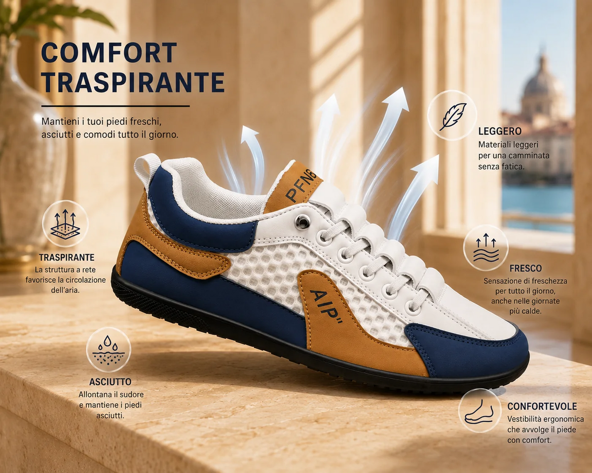 Lorenzo | Zapatillas deportivas para hombre, ligeras, transpirables y antideslizantes