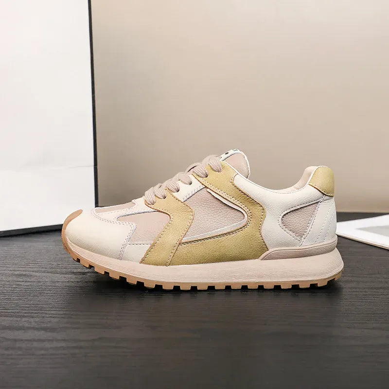 Zapatillas Giulia | Patchwork de ante retro