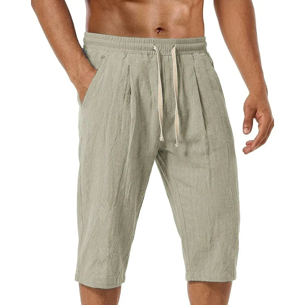 Mario | Bermudas de verano plisadas de lujo