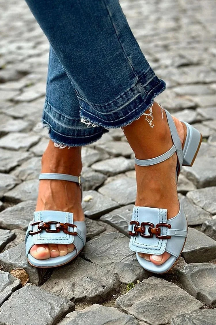 Azzurra | Sandalias de elegancia costera