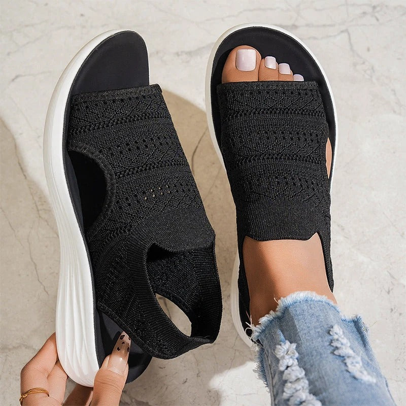Serena | Sandalias de plataforma transpirables