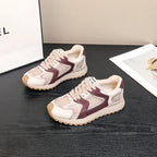 Zapatillas Giulia | Patchwork de ante retro