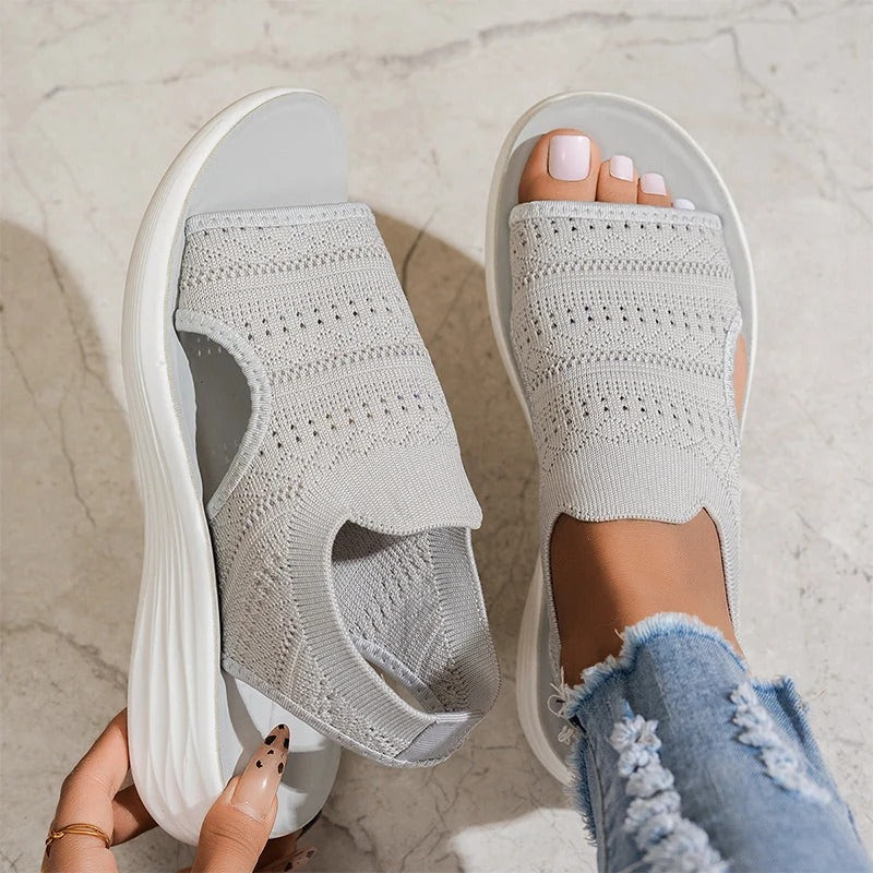 Serena | Sandalias de plataforma transpirables