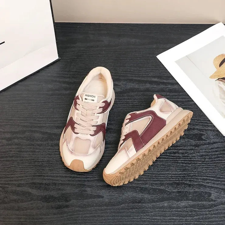 Zapatillas Giulia | Patchwork de ante retro
