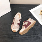 Zapatillas Giulia | Patchwork de ante retro