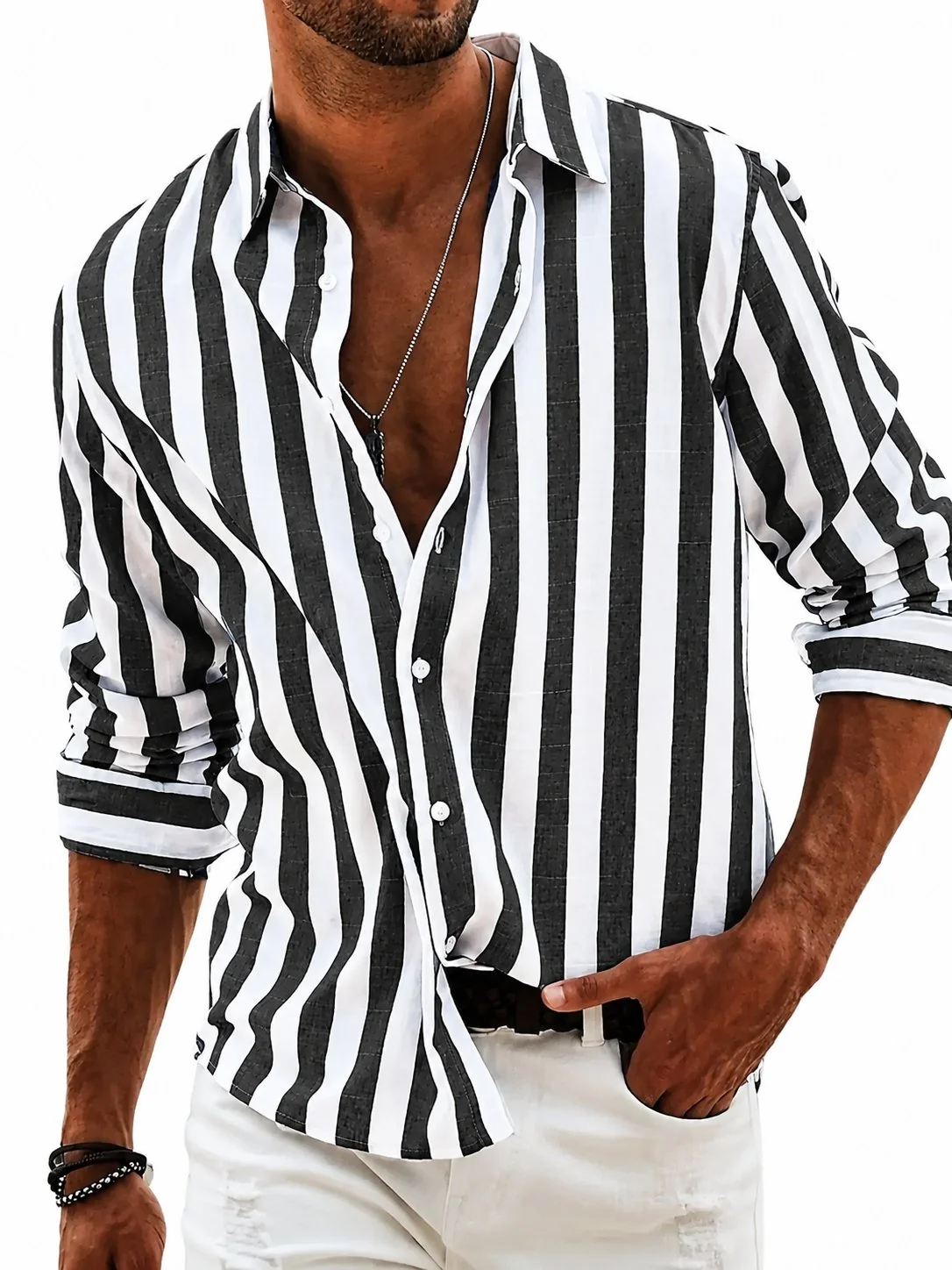CAMISA DE RAYAS RIVIERA