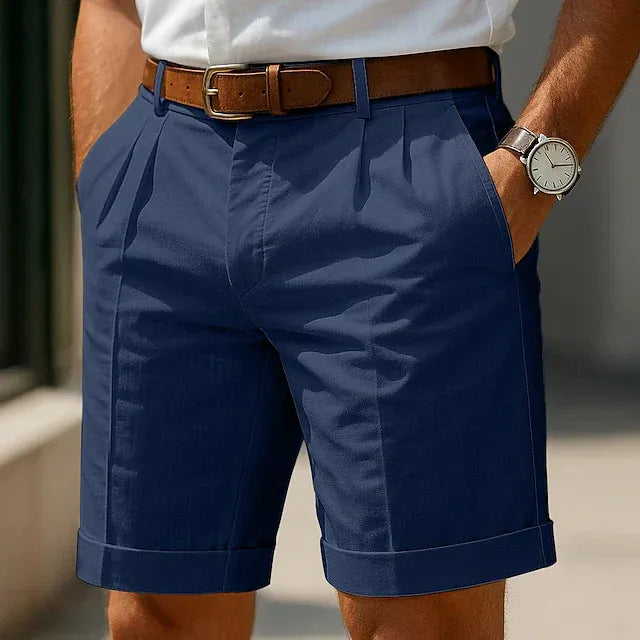 ENZO | Bermudas de lujo plisadas