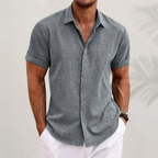 CAMISA CLÁSICA DE LINO PARA HOMBRE