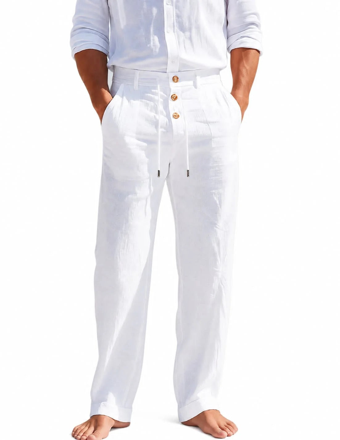 PANTALONES DE LINO PORTOFINO