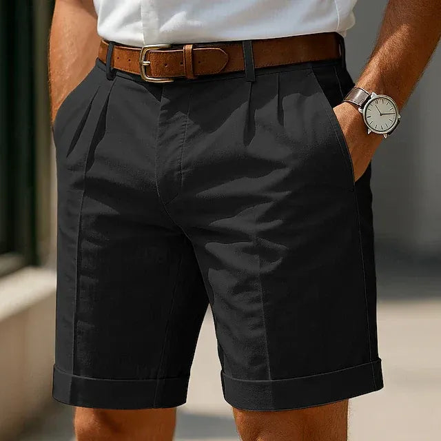 ENZO | Bermudas de lujo plisadas