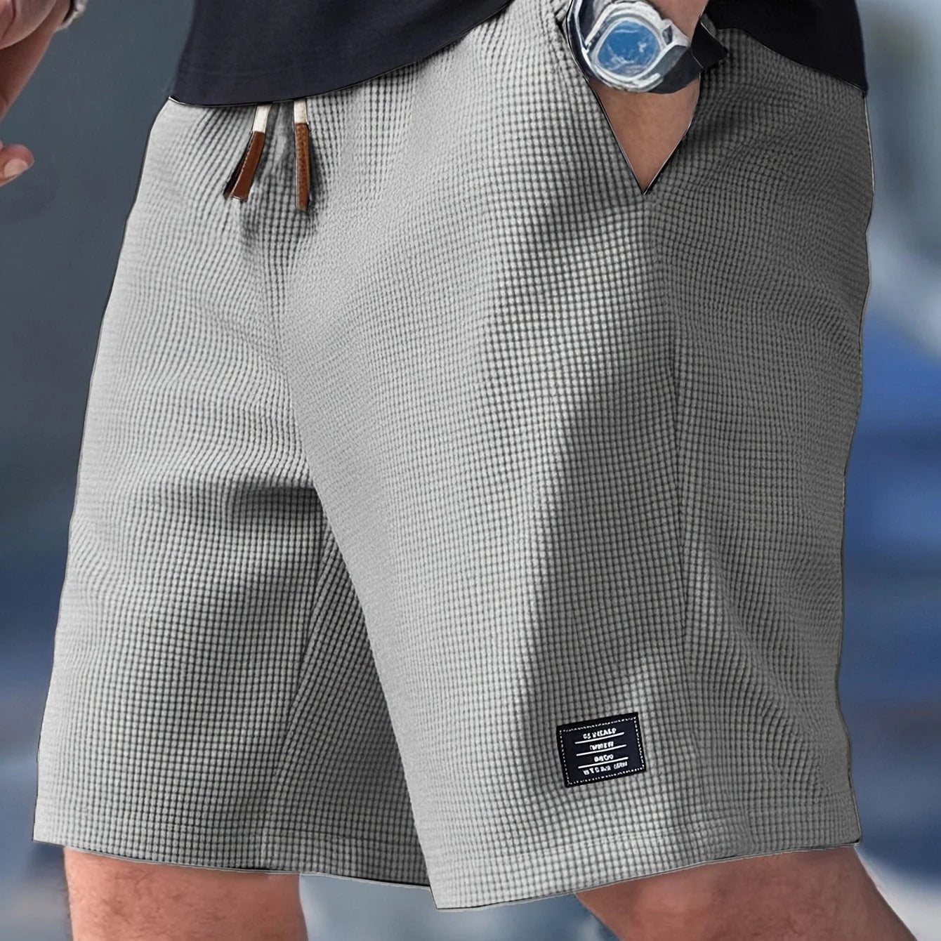 Nathan | Bermudas de verano para hombre con tejido gofrado