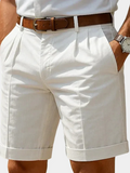 ENZO | Bermudas de lujo plisadas