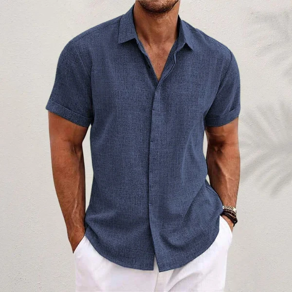 CAMISA CLÁSICA DE LINO PARA HOMBRE