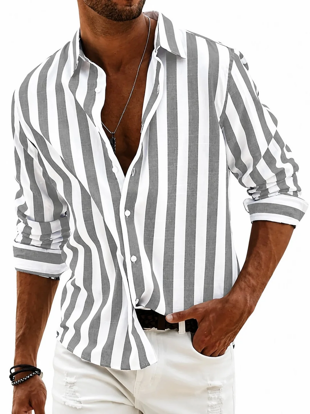 CAMISA DE RAYAS RIVIERA