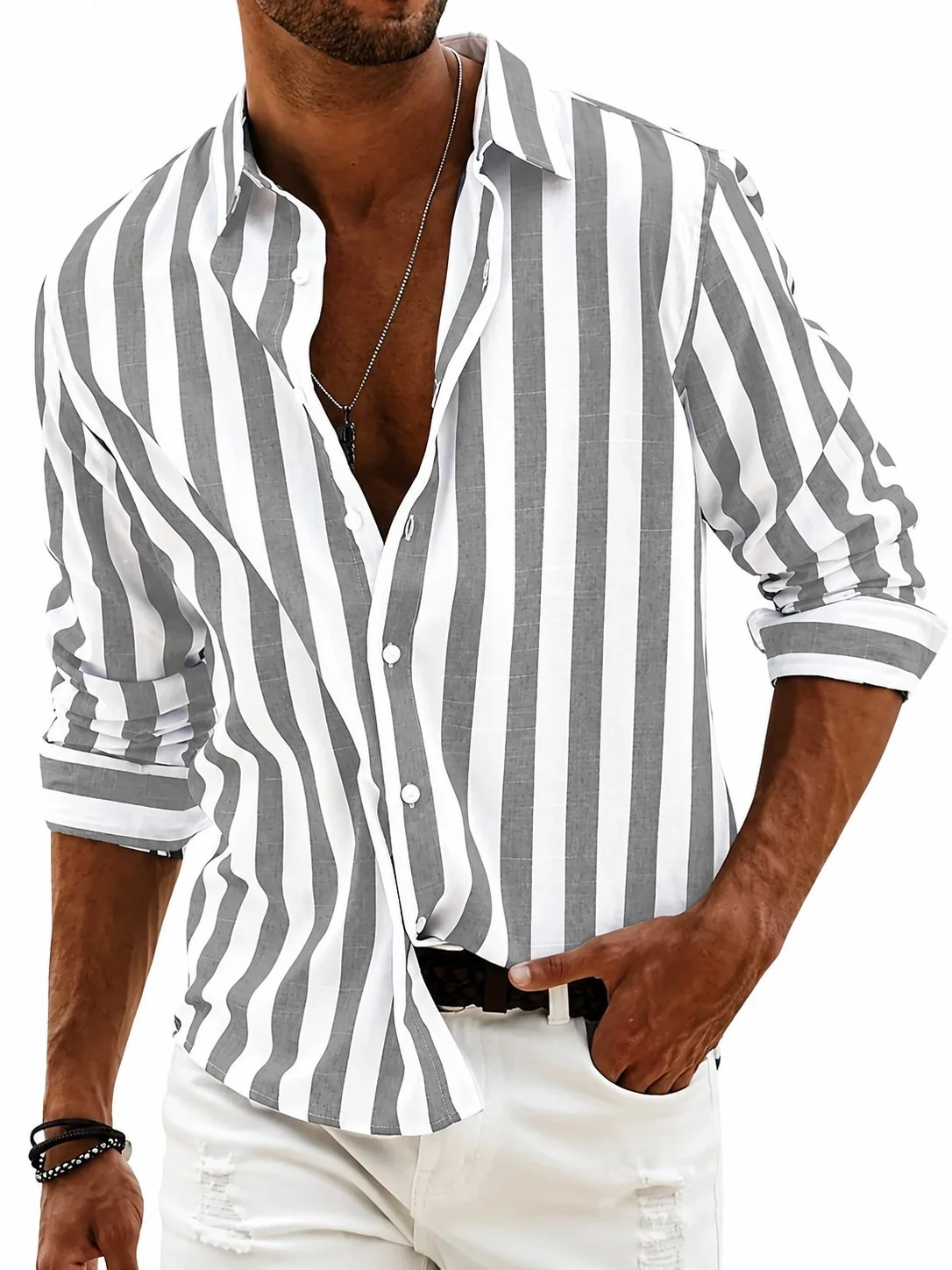 CAMISA DE RAYAS RIVIERA