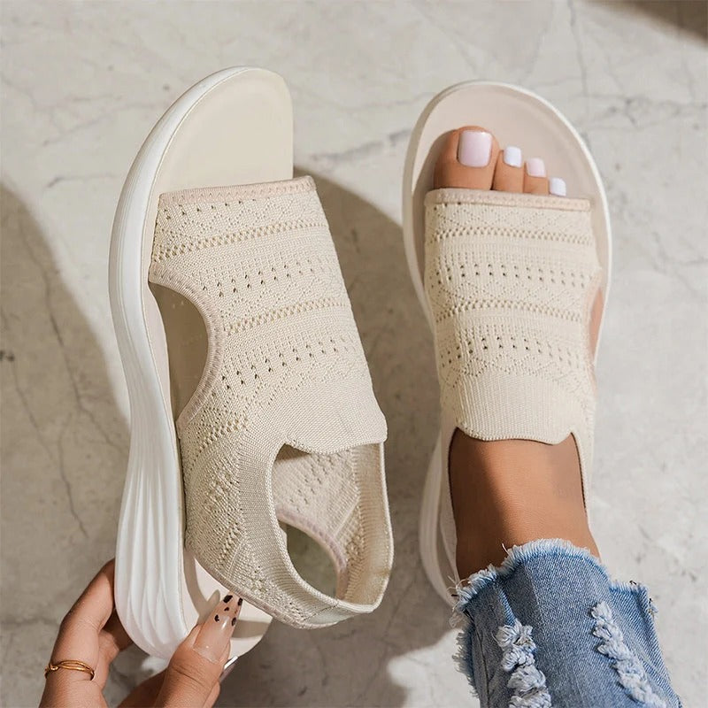 Serena | Sandalias de plataforma transpirables