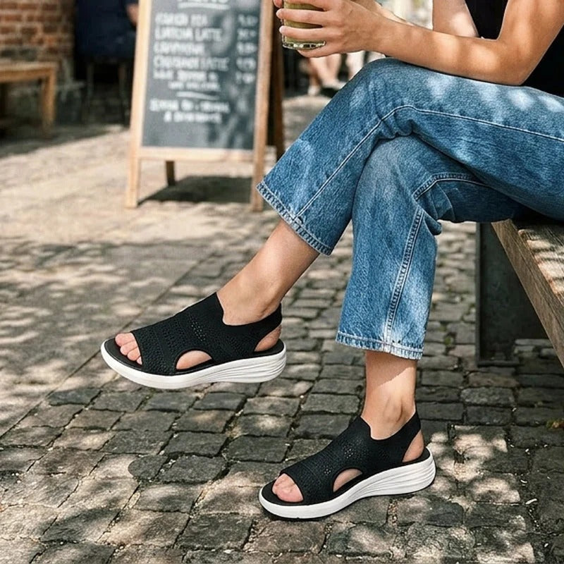 Serena | Sandalias de plataforma transpirables