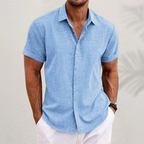 CAMISA CLÁSICA DE LINO PARA HOMBRE