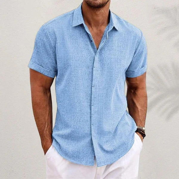 CAMISA CLÁSICA DE LINO PARA HOMBRE