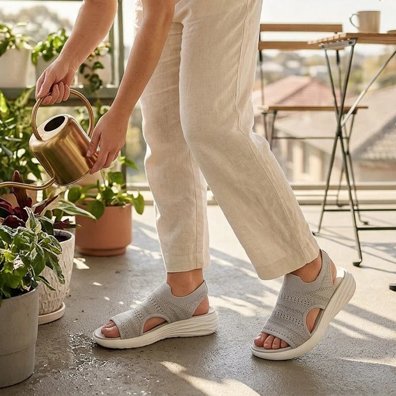 Serena | Sandalias de plataforma transpirables